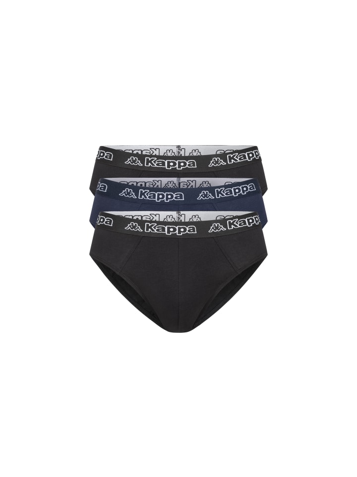 

Трусы Kappa, цвет 2xschwarz 1xnavy