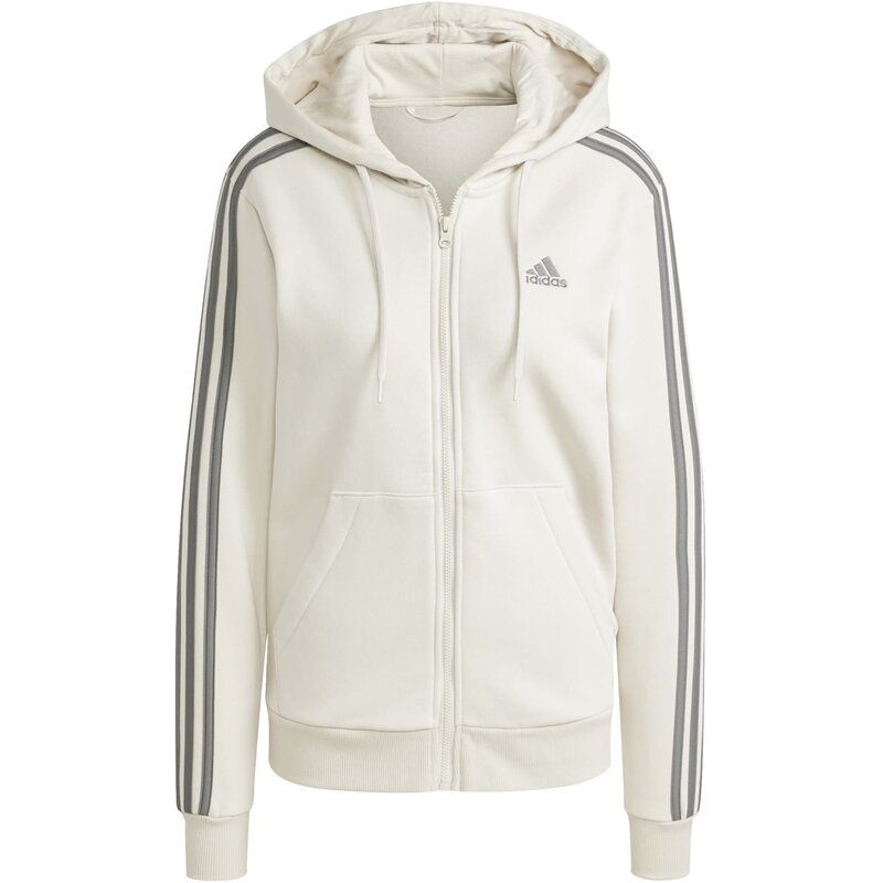 

Худи Essentials с тремя полосками Adidas, цвет alumin