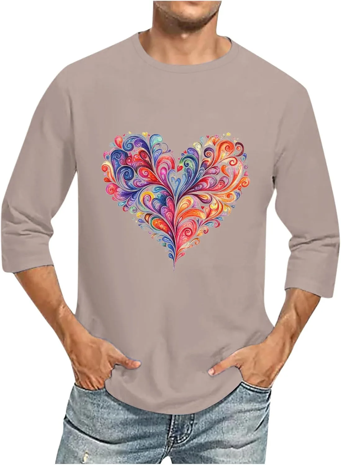 

Мужская футболка с коротким рукавом Crew Neck Casual Loose Fit Smxrfitk