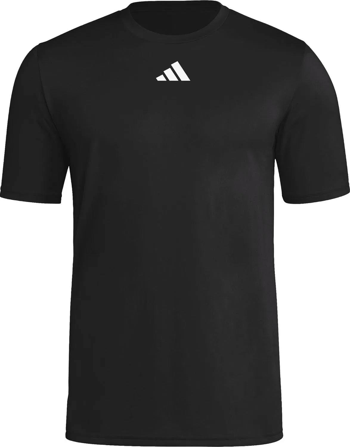Мужская футболка с коротким рукавом для предматчевых тренировок от Adidas, черно-белый