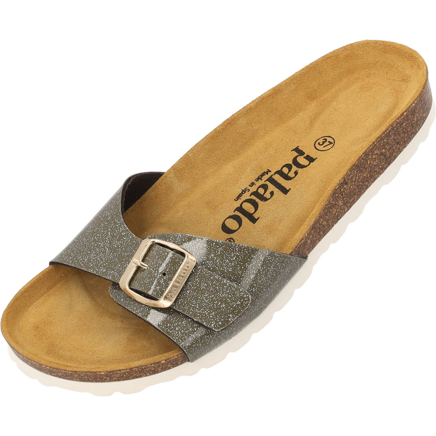 

Мюли palado, цвет khaki glitzer
