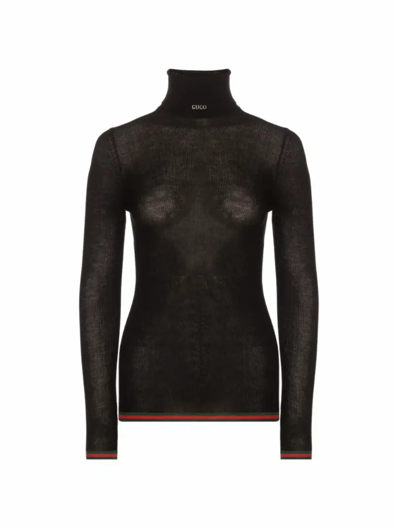 

Кашемировая водолазка Web Gucci, черный