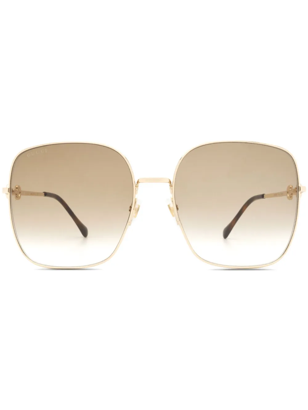 

Солнцезащитные очки с декором Horsebit Gucci Eyewear, золотой