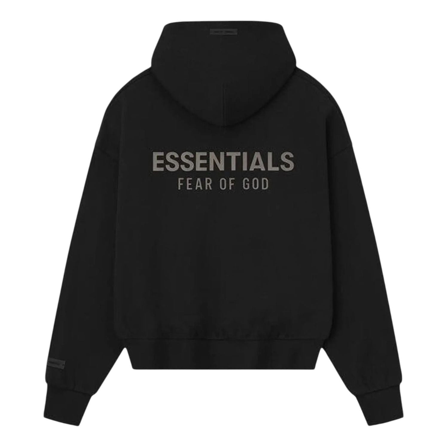 Толстовка на молнии Fear of God Essentials Classic Full Zip Hoodie, цвет «Jet Black» — фото 2