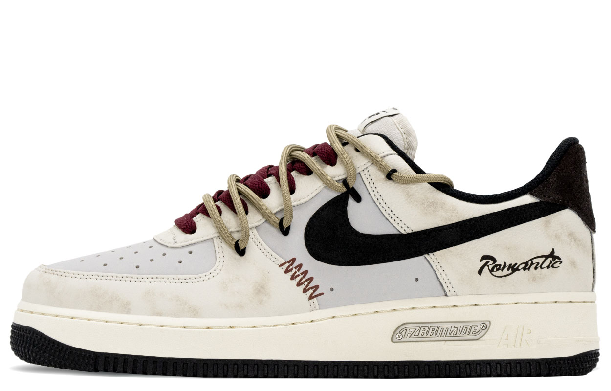 

Nike Кроссовки Air Force 1 Vintage Romance Brown Abrasion Resistant Low top Skateboard Shoes мужские коричневые