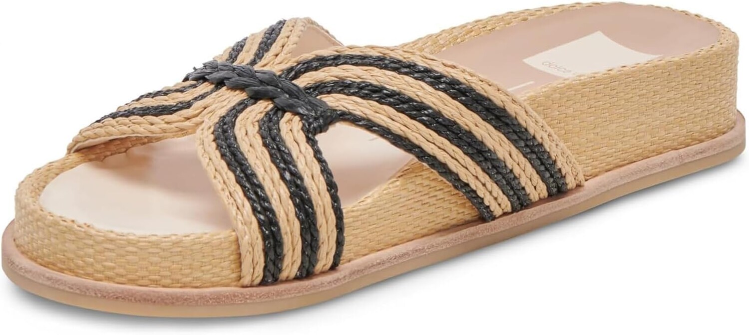 

Сандалии Dolce Vita Selda, цвет Natural/Black Raffia
