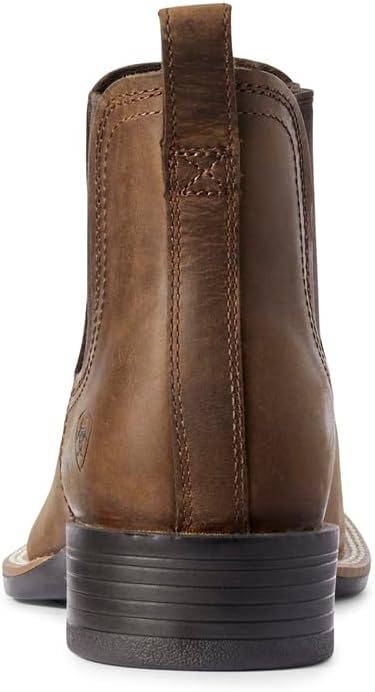 Мужские ботинки Chelsea Ariat Booker Ultra с квадратным носком, Distressed Tan — фото 3