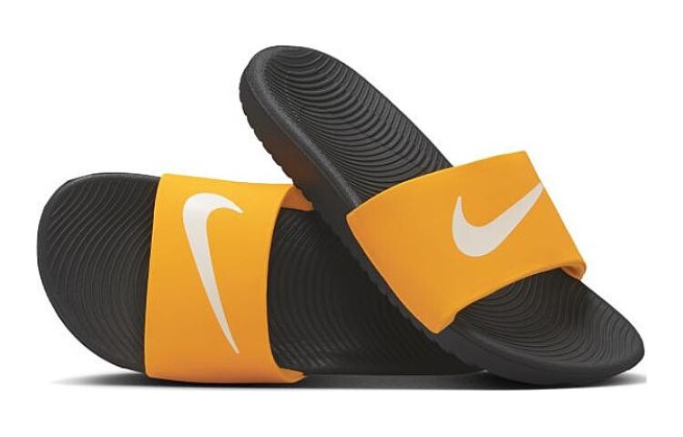 Шлепанцы Nike Kawa Slide GS 'Laser Orange Black' — фото 2