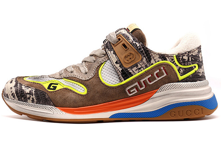 

Мужские кроссовки Ultrapace Lifestyle с низким верхом, серые, каменно-серые Gucci, Серый, Мужские кроссовки Ultrapace Lifestyle с низким верхом, серые, каменно-серые Gucci