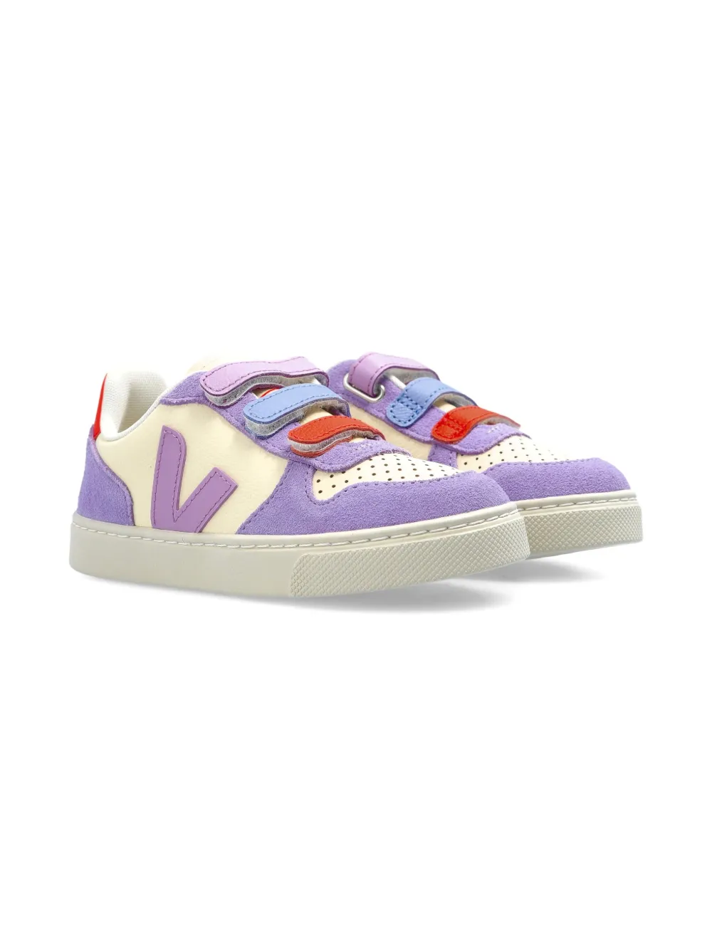 

Кроссовки с разноцветными ремешками VEJA Kids, фиолетовый