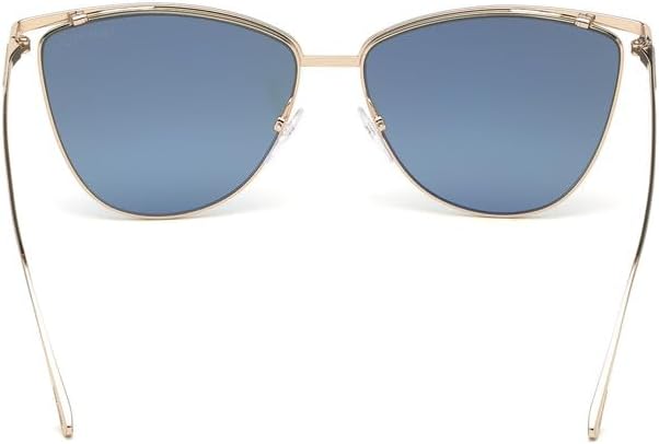 Солнцезащитные очки Tom Ford «Кошачий глаз» TF684 Veronica 28W Gold 58mm FT0684, Gold Frame Material: Metal Frame Type: Cat Eye Frame Style: Gender: Women Lens Color: Lens Material: Lens Width: Lens Height: 46 — фото 4
