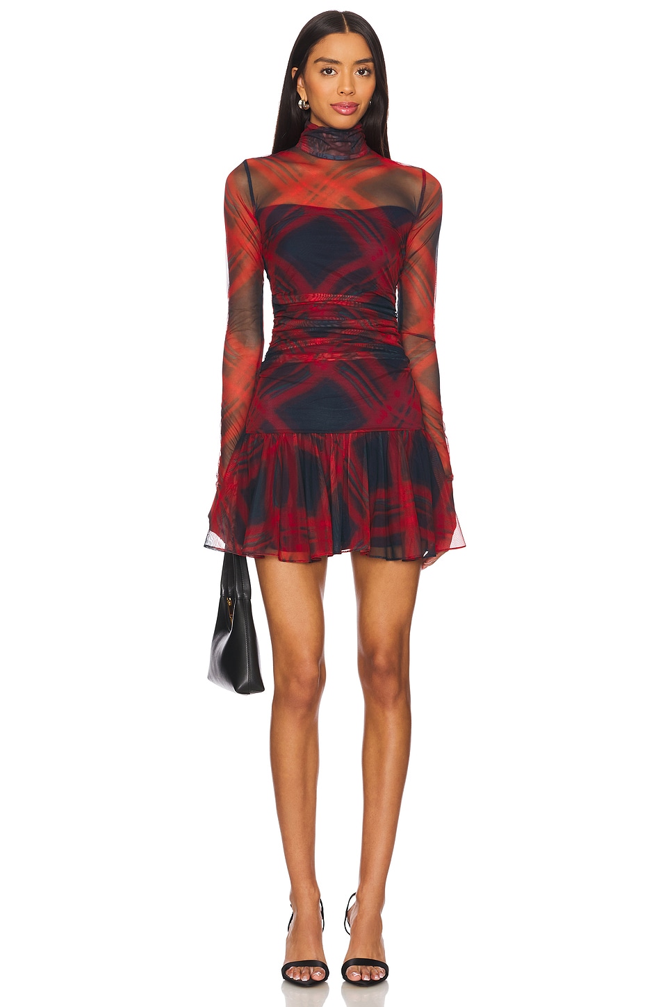 

Платье руми Amanda Uprichard, цвет ivy plaid