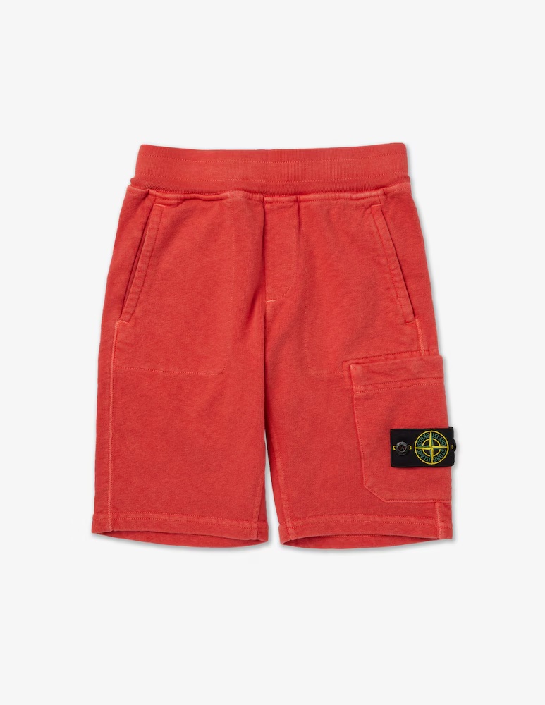 

Короткие спортивные штаны Stone Island Junior, красный