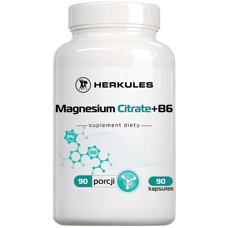 

Herkules, Цитрат магния+B6, БАД, 90 капсул