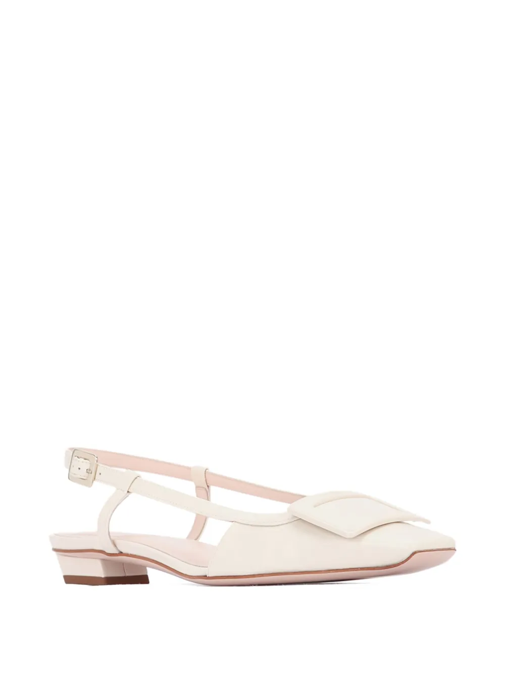 Туфли Belle Vivier с пяткой на пятке 25 мм Roger Vivier, белый — фото 2
