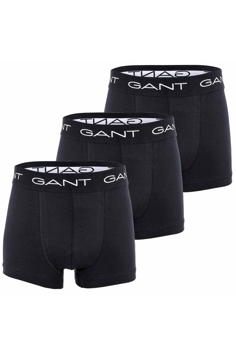 

Боксеры с логотипом, 3 пары Gant, черный