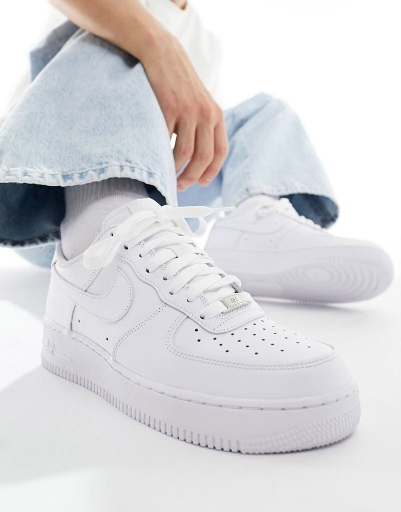

Nike – Air Force 1 '07 – Белые кроссовки, Белый, Nike – Air Force 1 '07 – Белые кроссовки