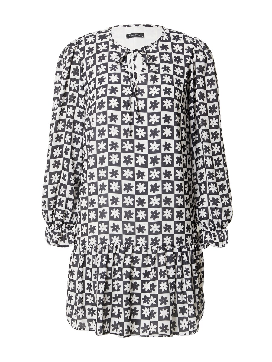 

Мини платье Trendyol Dress, черный/белый