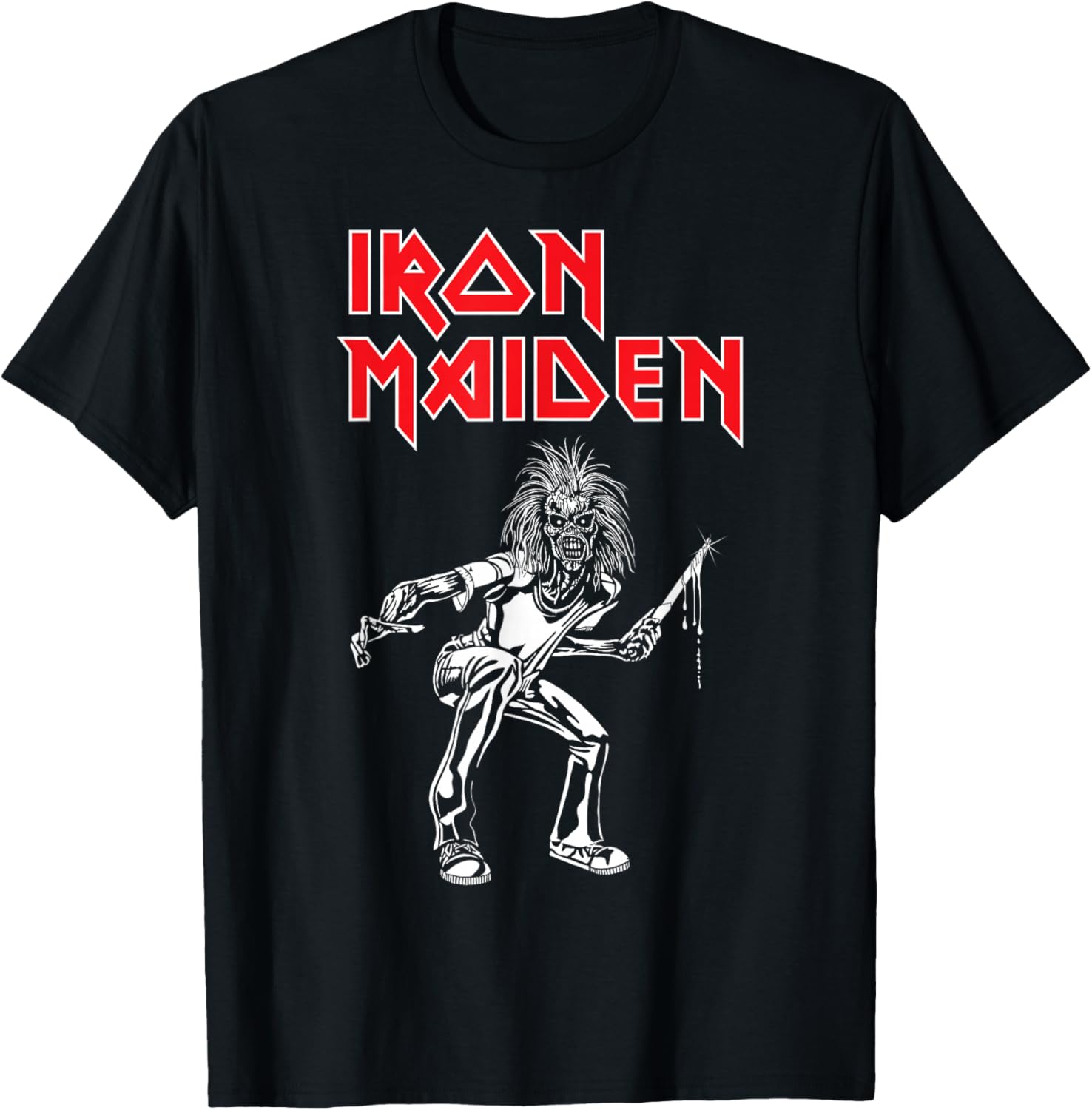 

Футболка Iron Maiden - осенний тур 1980 года, черный