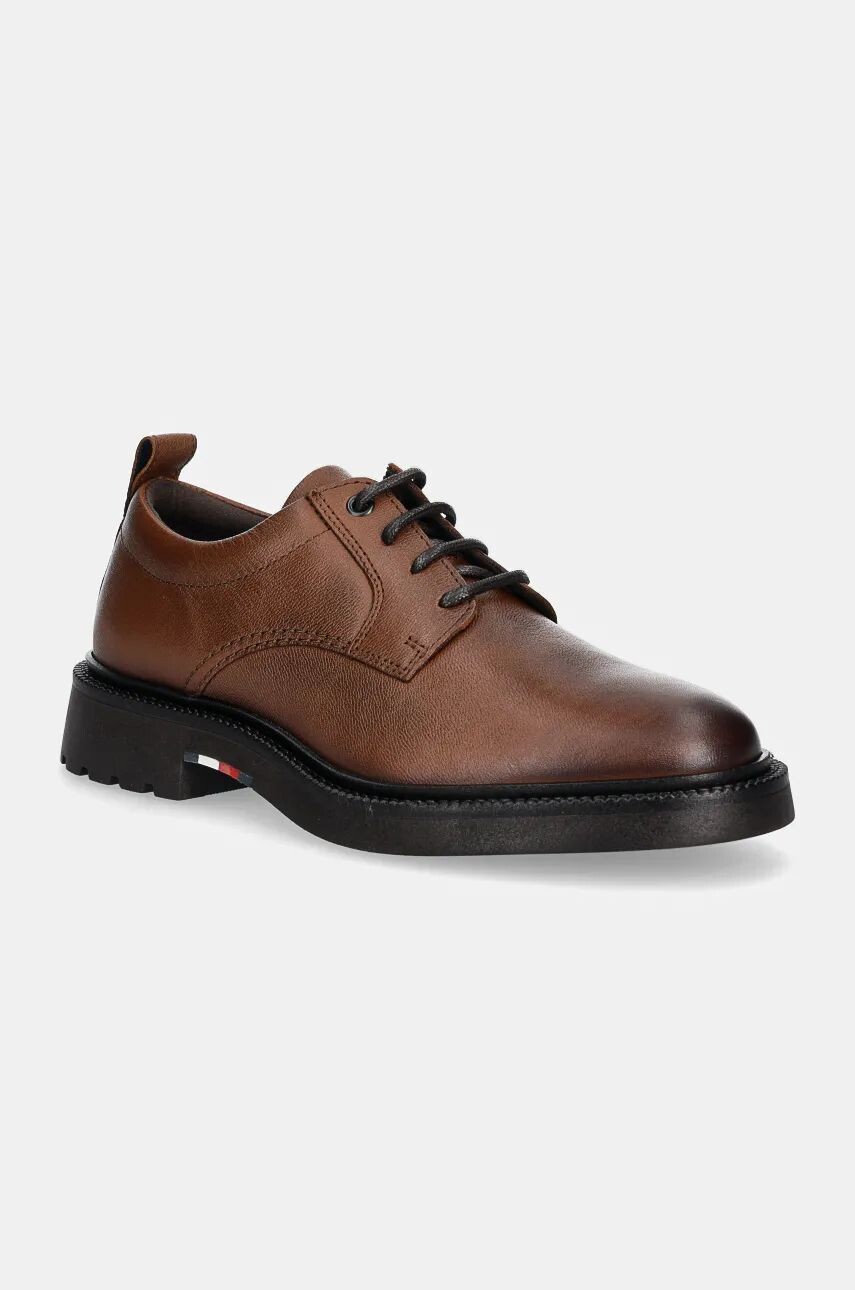 

Кожаные туфли Tommy Hilfiger HILFIGER COMFORT LWT LTH SHOE, коричневый