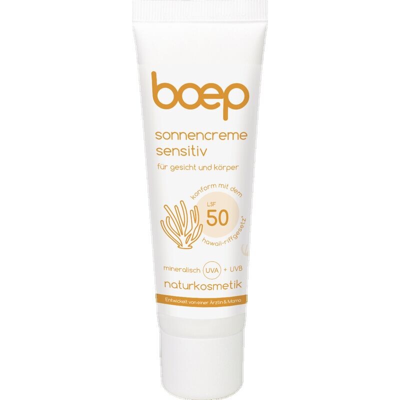 

Чувствительный к солнцезащитному крему SPF 50 boep, 50 ml