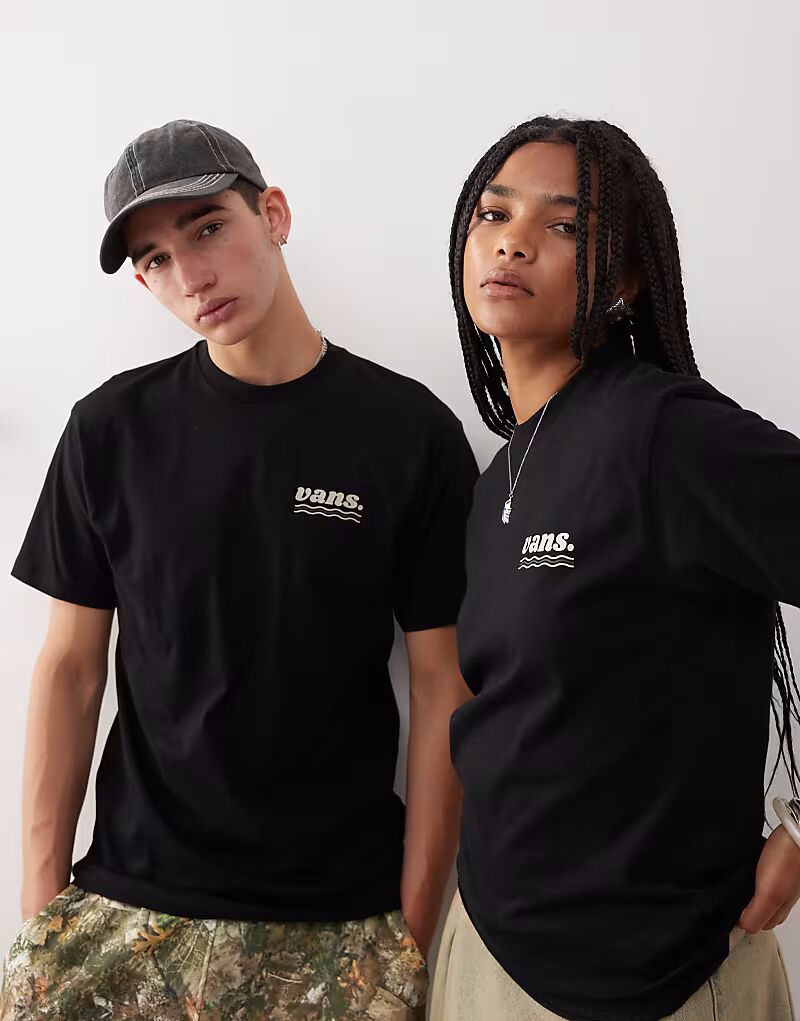 

Футболка Vans Wellness с принтом на спине черного цвета - эксклюзивно для ASOS