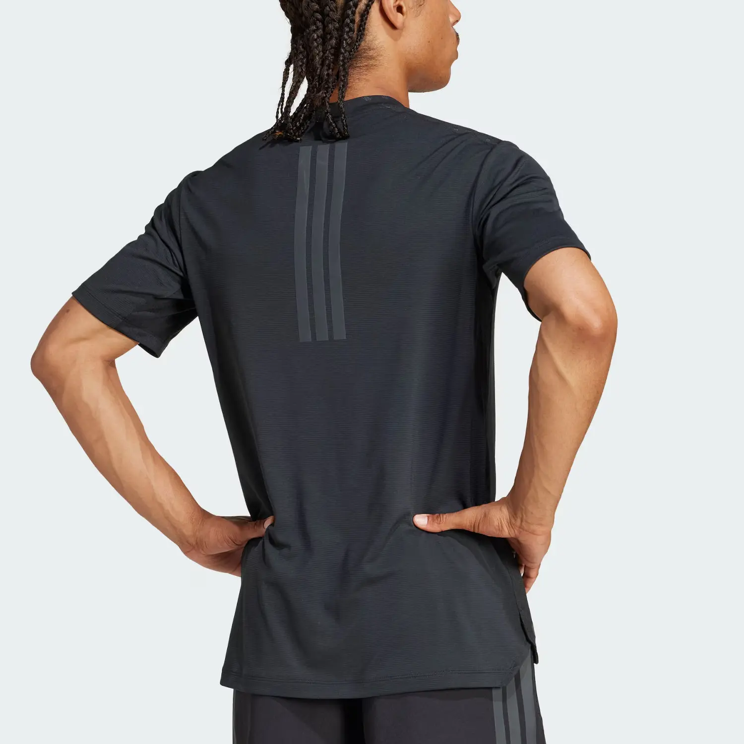 Футболка PrimeLift 3 Stripes Adidas, черный — фото 4