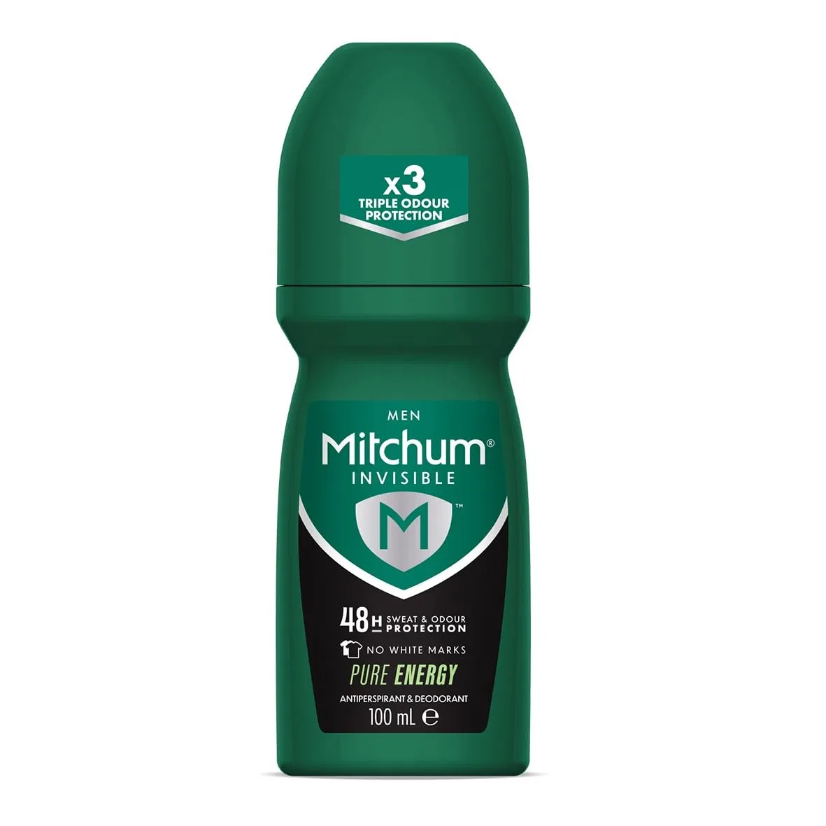 Мужской роликовый антиперспирант Mitchum Invisible Men 48HR Protection, 100 мл Mitchum