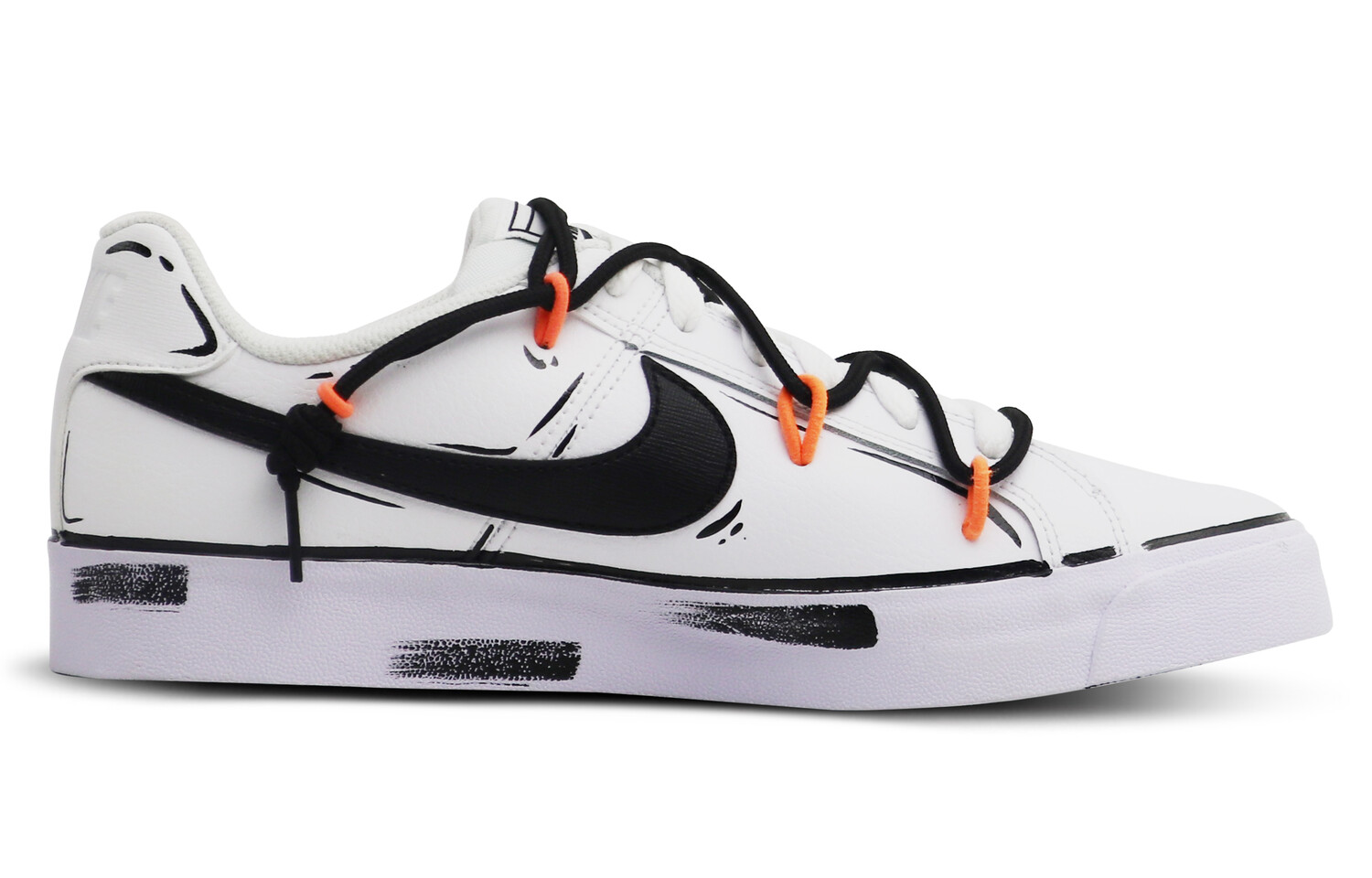 

Кроссовки Nike Court Royale Skateboard Shoes Unisex Low-Top White Black