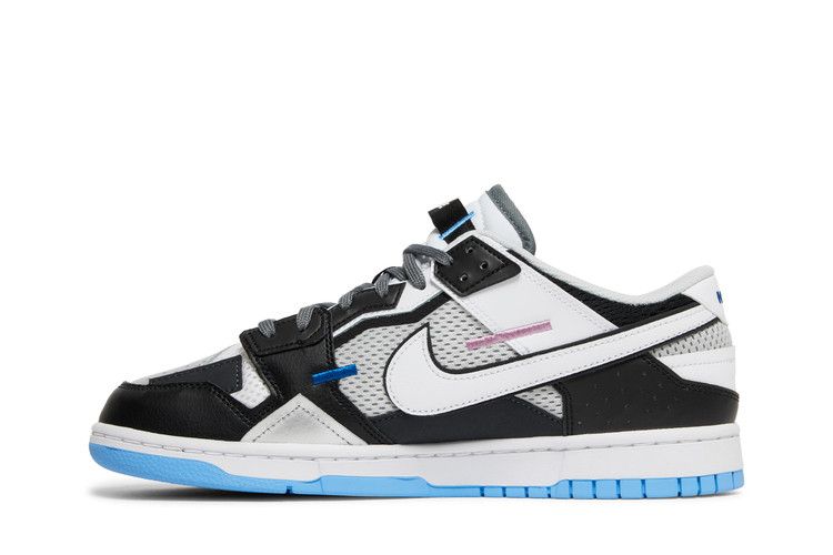 Кроссовки Nike Dunk Low Scrap Premium 'Mismatch', белый — фото 4