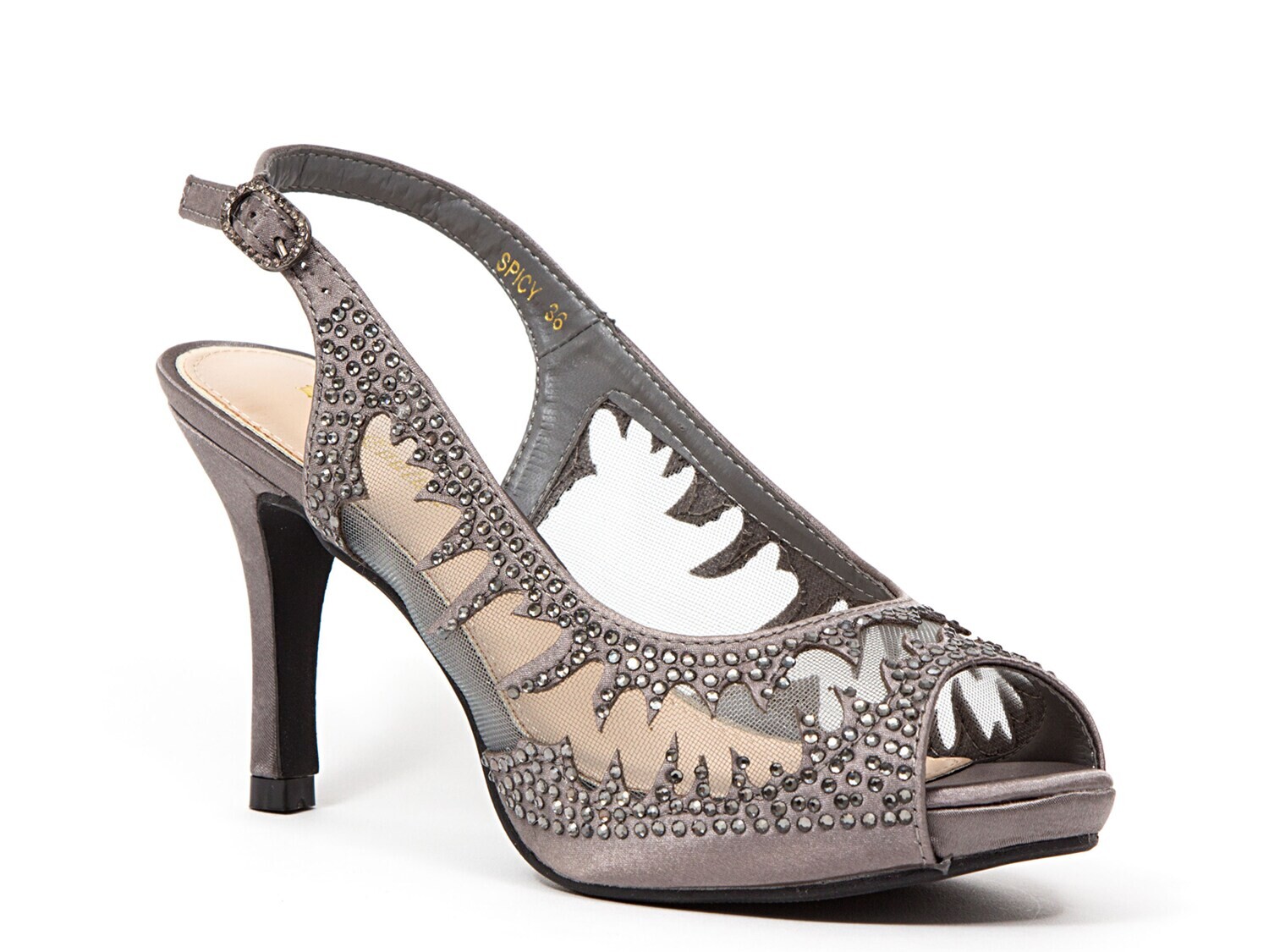 

Сандалии Lady Couture Spicy, оловянный металлик