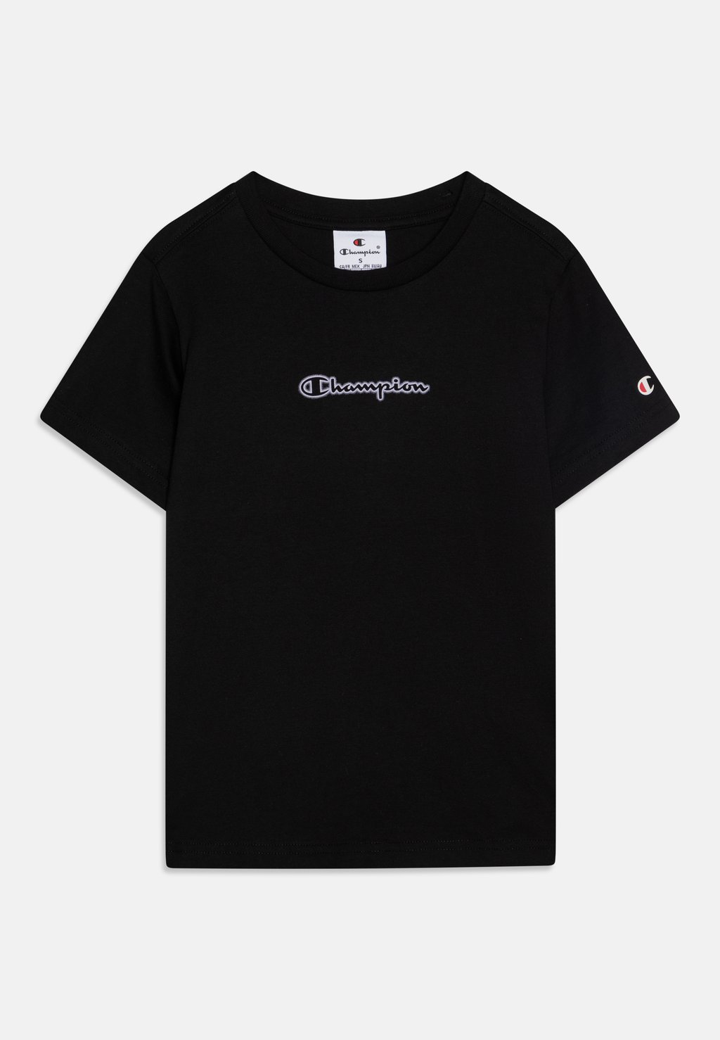 

Футболка с принтом GRAPHIC CREWNECK WITH LARGE LOGO Champion, черный