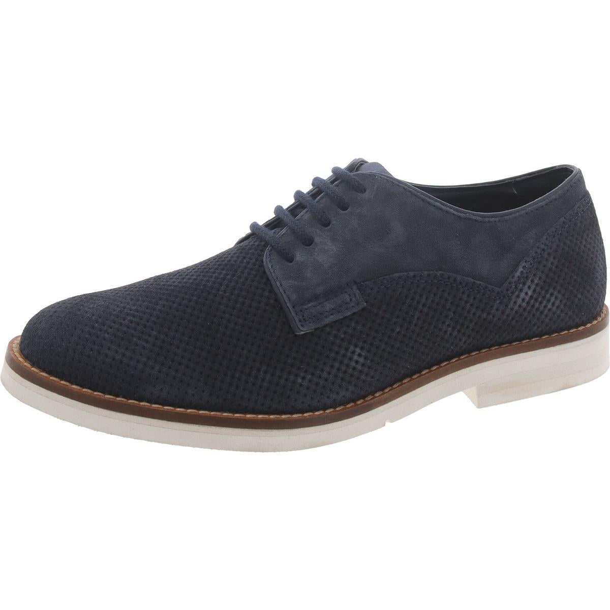 

Provee мужские замшевые туфли дерби на шнуровке Steve Madden, цвет navy suede