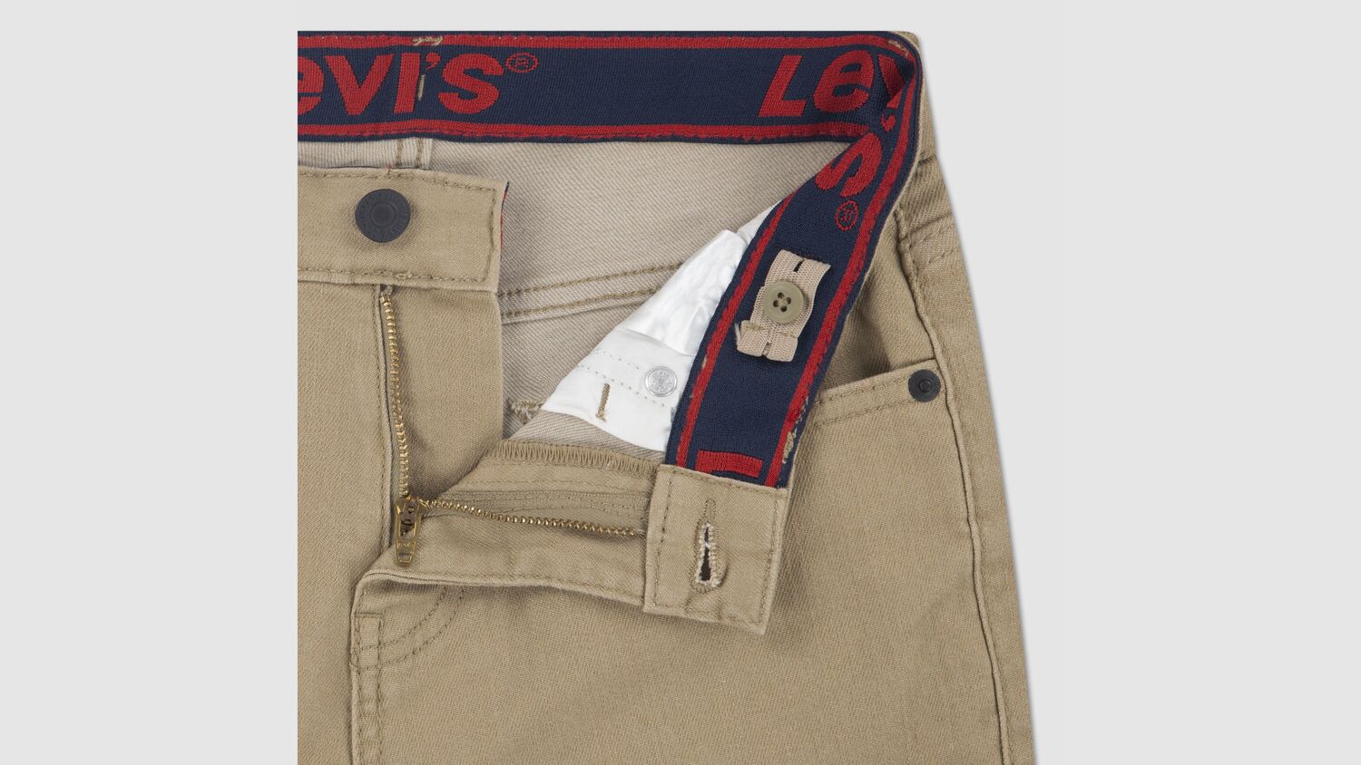 Джинсы 514 Straight Fit Performance для мальчиков 8–20 лет Levi's, Harvest Gold - Brown — фото 4
