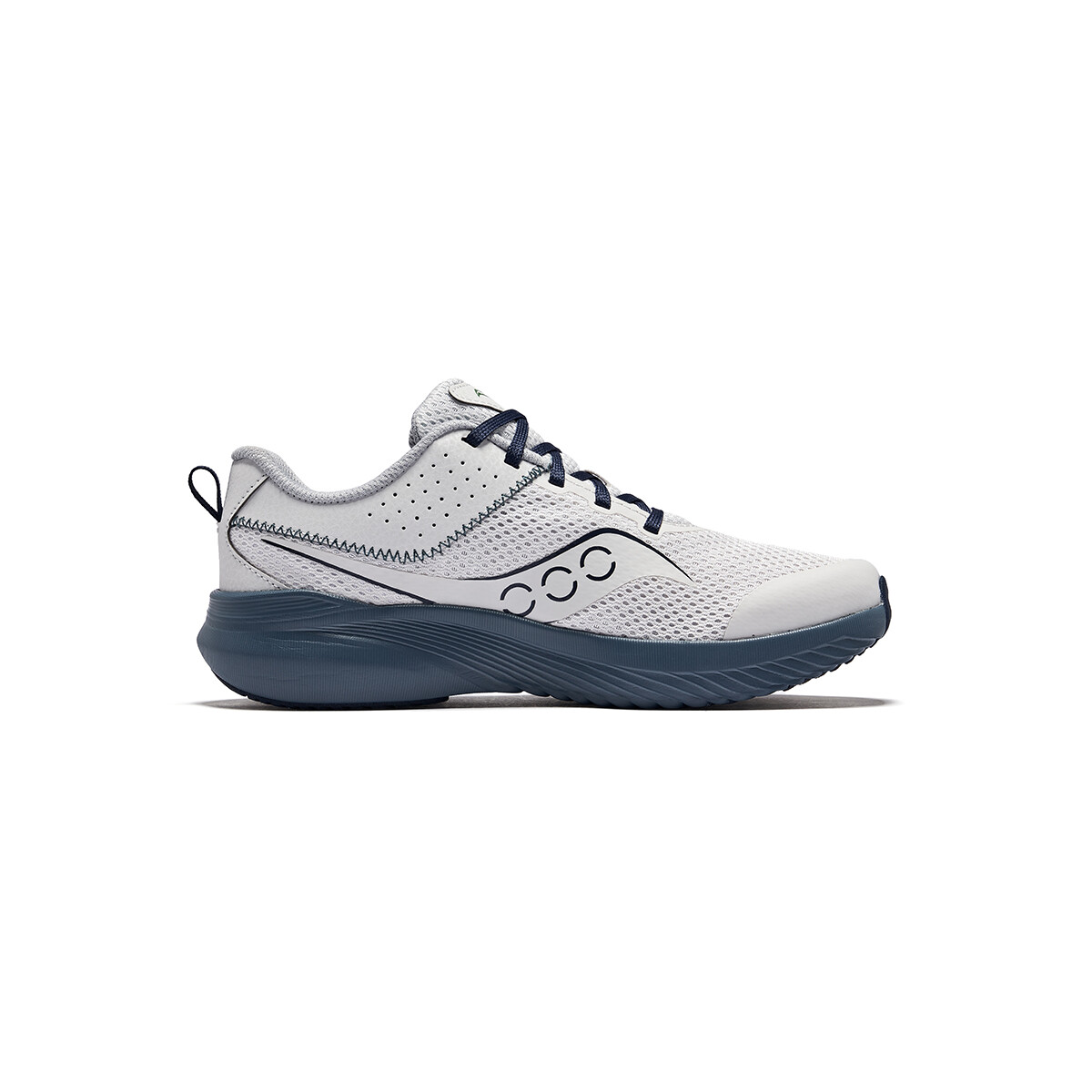 Кроссовки Kinvara 14 Kids, низкие, светло-серые, орхидея Saucony, цвет Light gray orchid — фото 2