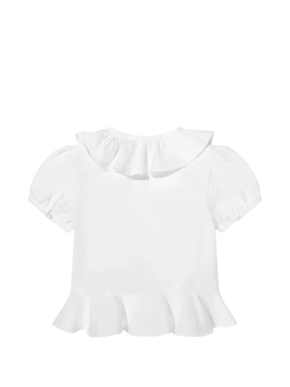 Хлопковая блузка Polo Ralph Lauren Kids, белый — фото 2