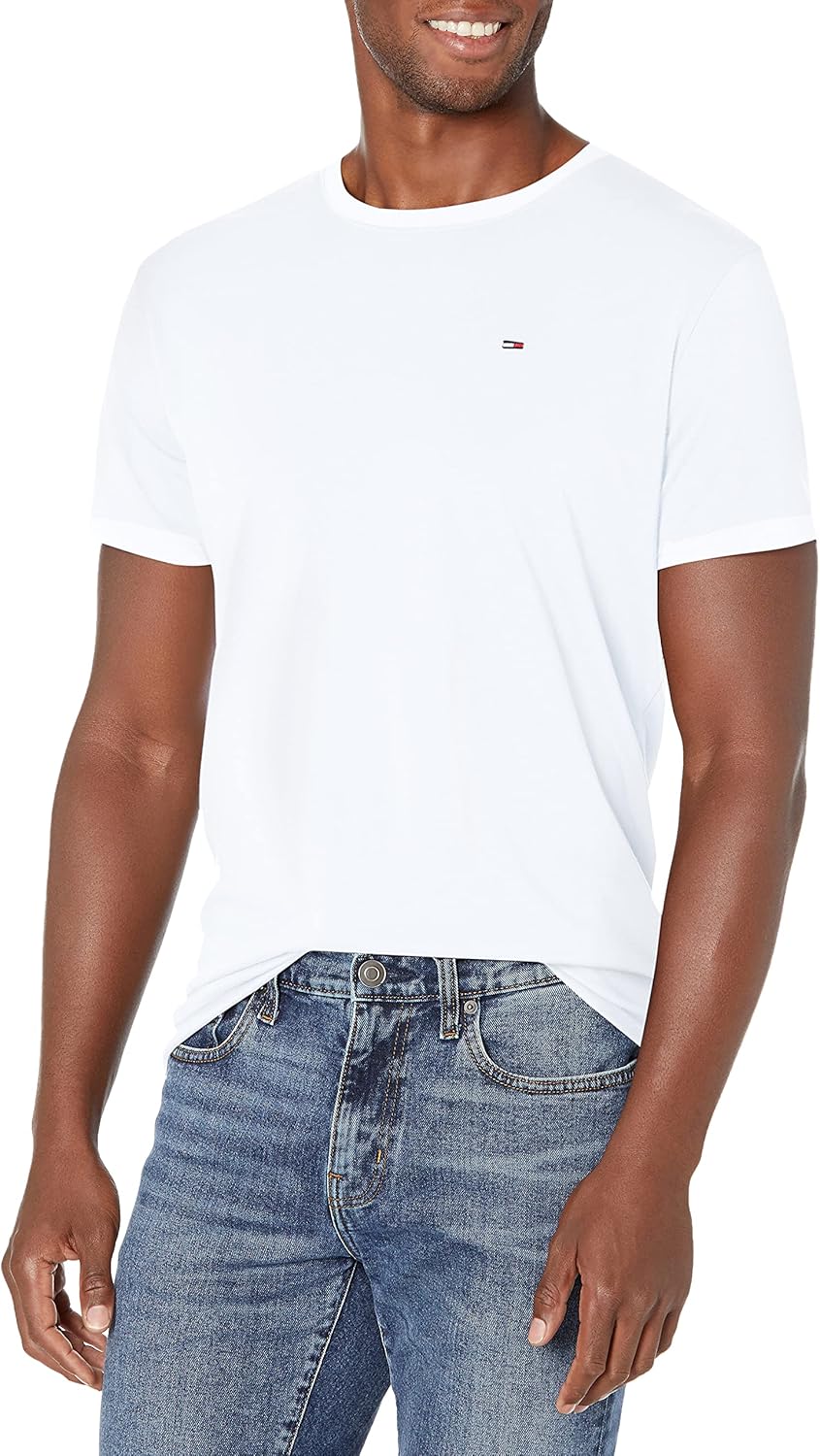 

Футболка Tommy Hilfiger Original с коротким рукавом, мужская, Classic White_Pt