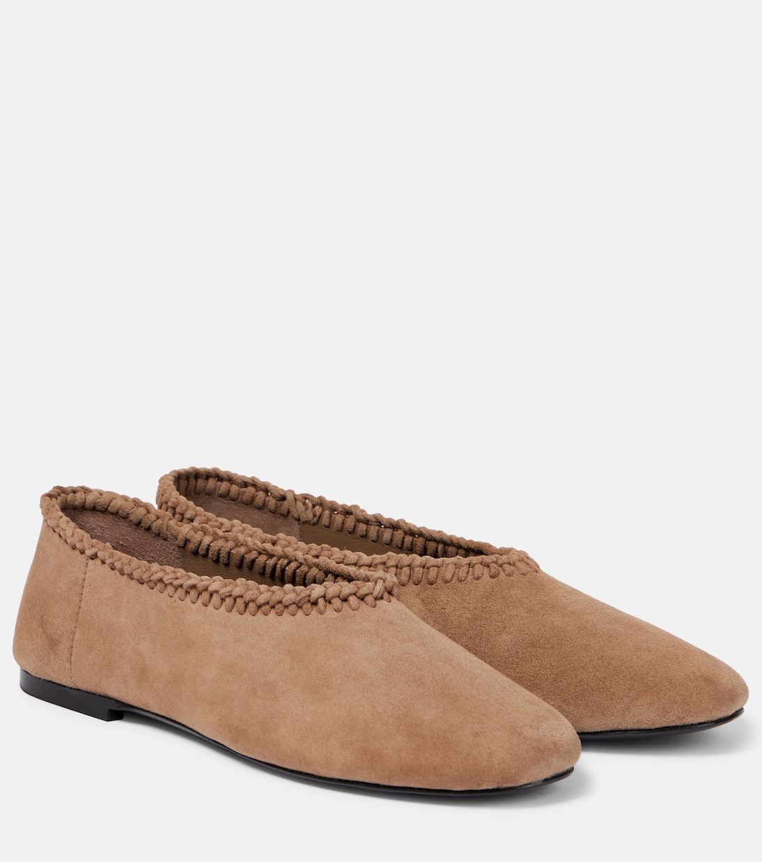 Балетки из замши Park A.Emery, Caribou Suede