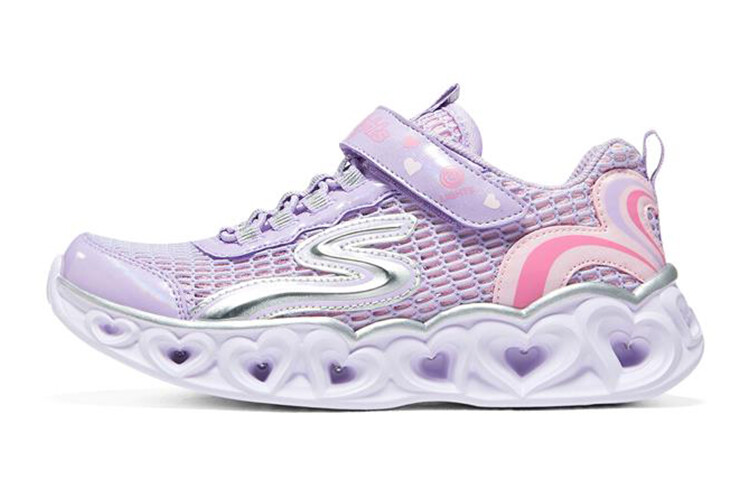 

Детские кроссовки Heart Lights Lifestyle GS Low-top лавандового цвета Skechers