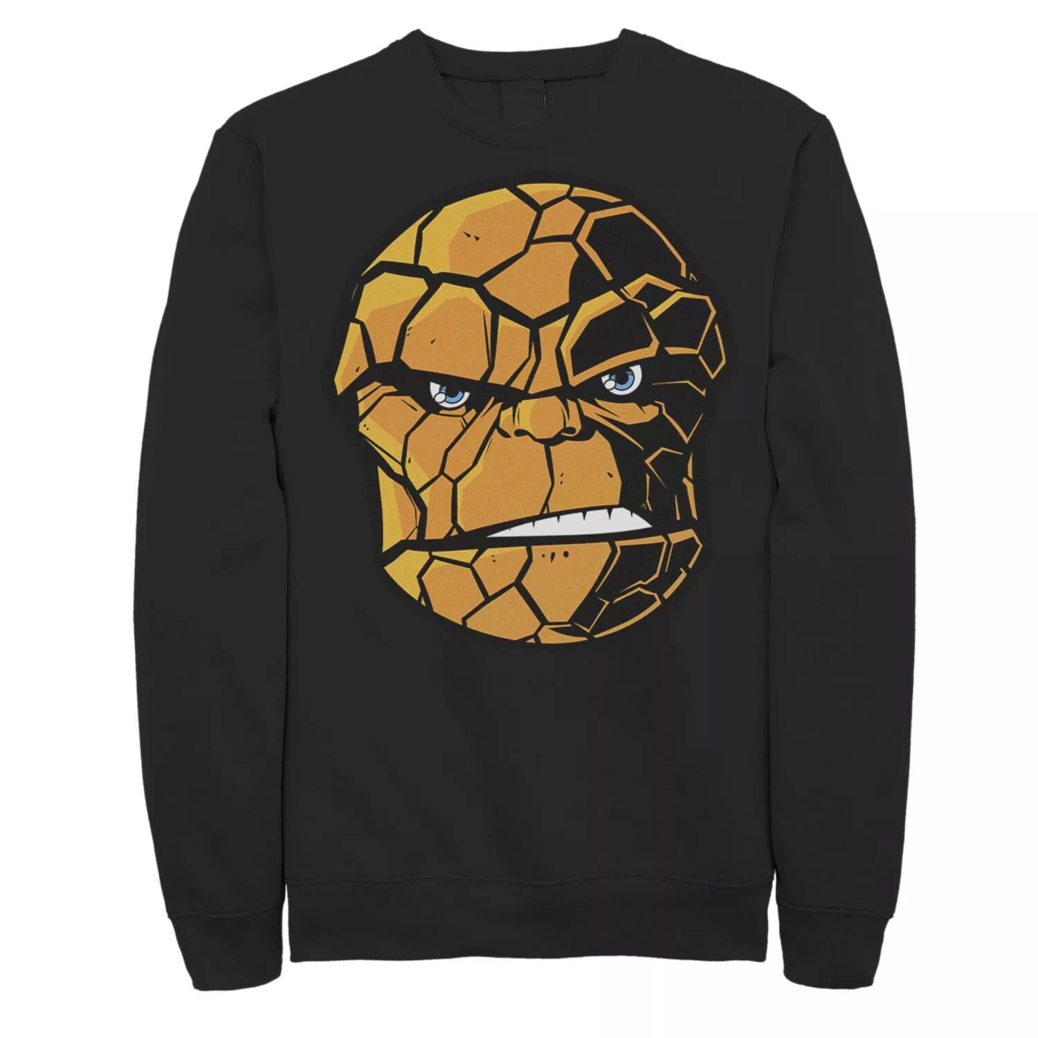 

Мужская толстовка с большим лицом Marvel Fantastic Four The Thing Licensed Character