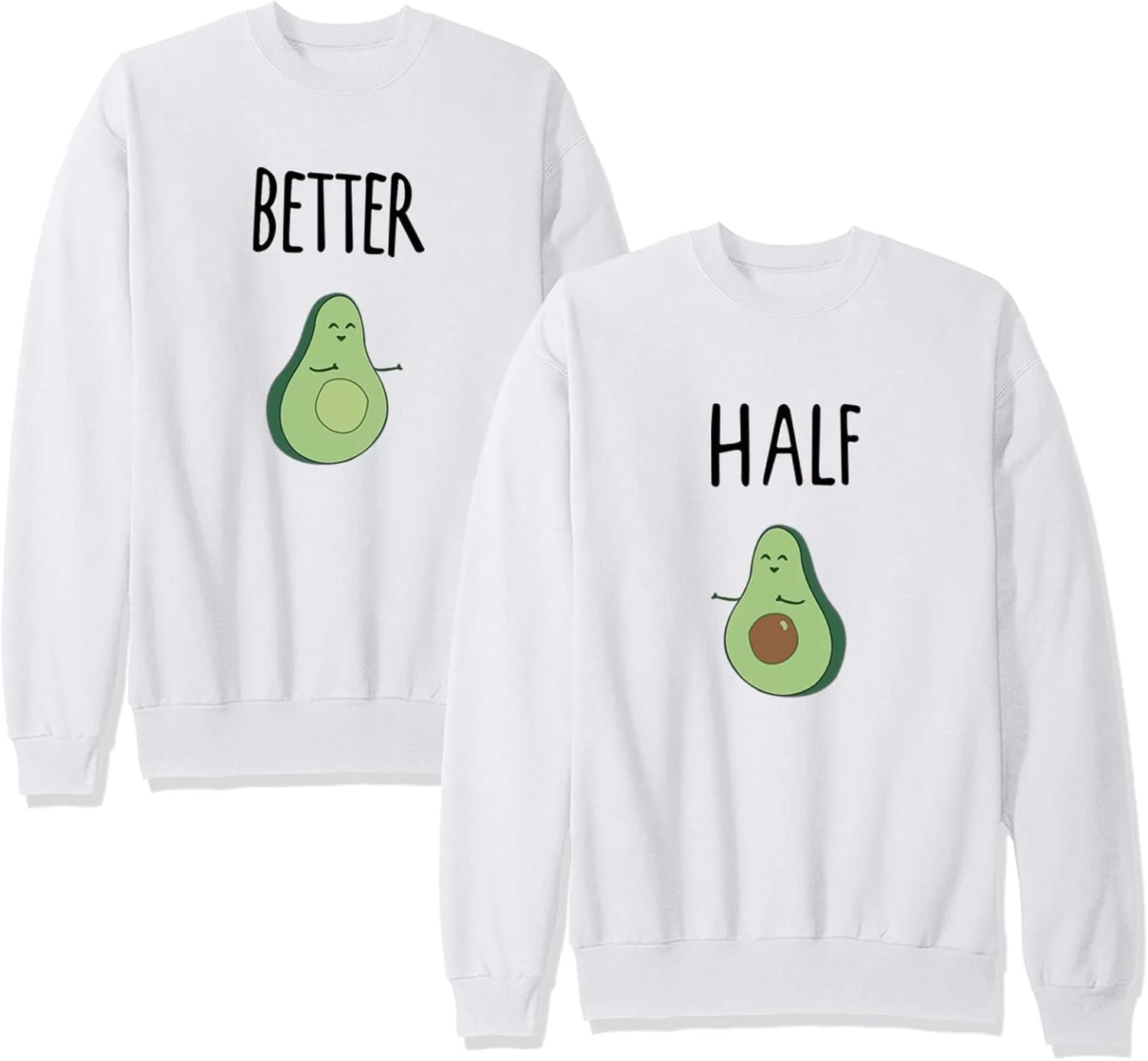 

Свитшот для пары "Half Better Avocado" Micaxili
