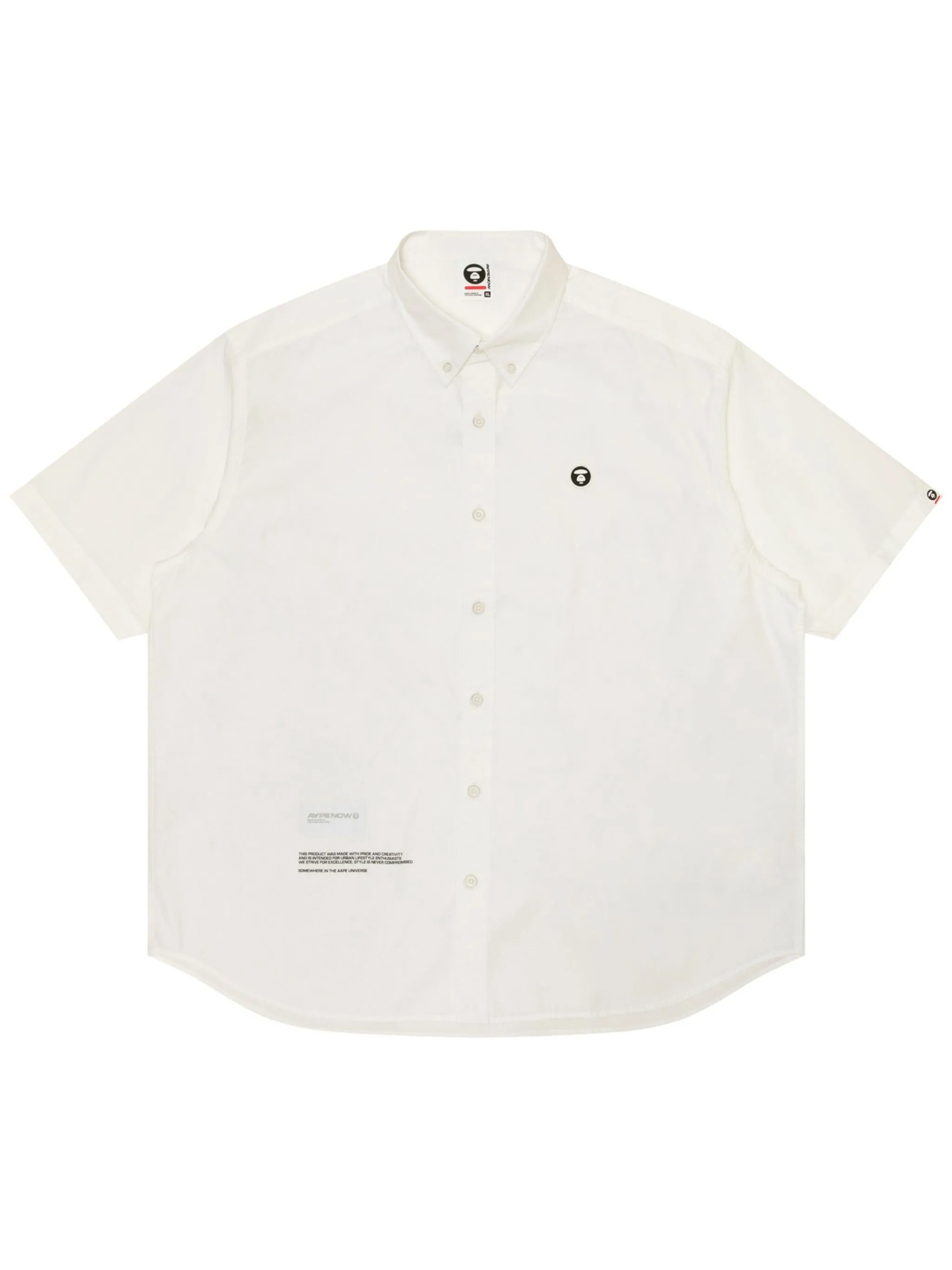 

Рубашка с логотипом Aape By A Bathing Ape, белый