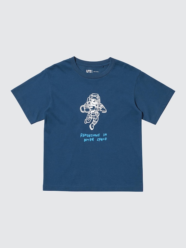 Футболка UT Jason Polan Uniqlo, 68 blue — фото 3
