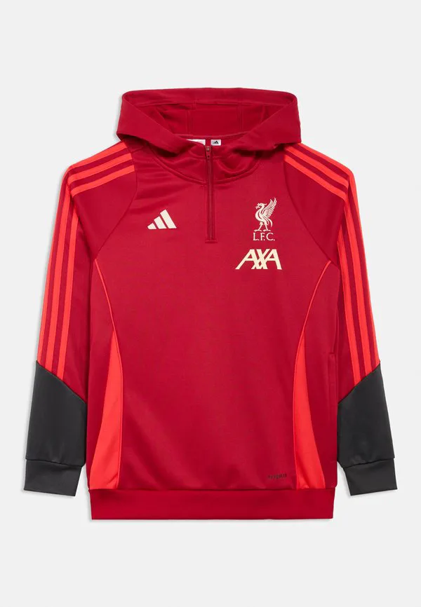 Толстовка унисекс с надписью "ливерпуль фк тиро тренинг" Adidas Performance, Strawberry Red