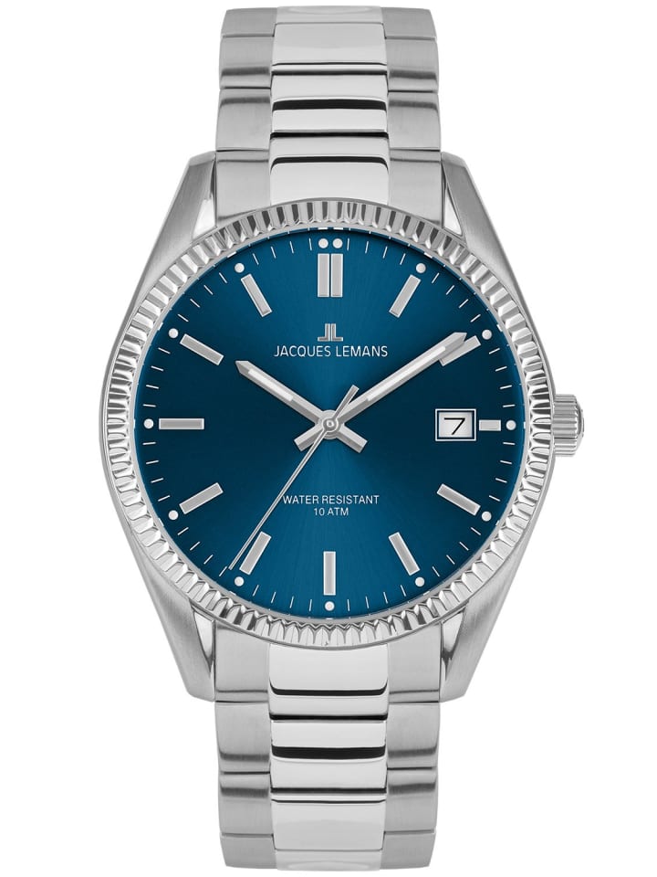 

Jacques Lemans Мужские наручные часы Derby из нержавеющей стали/синего цвета