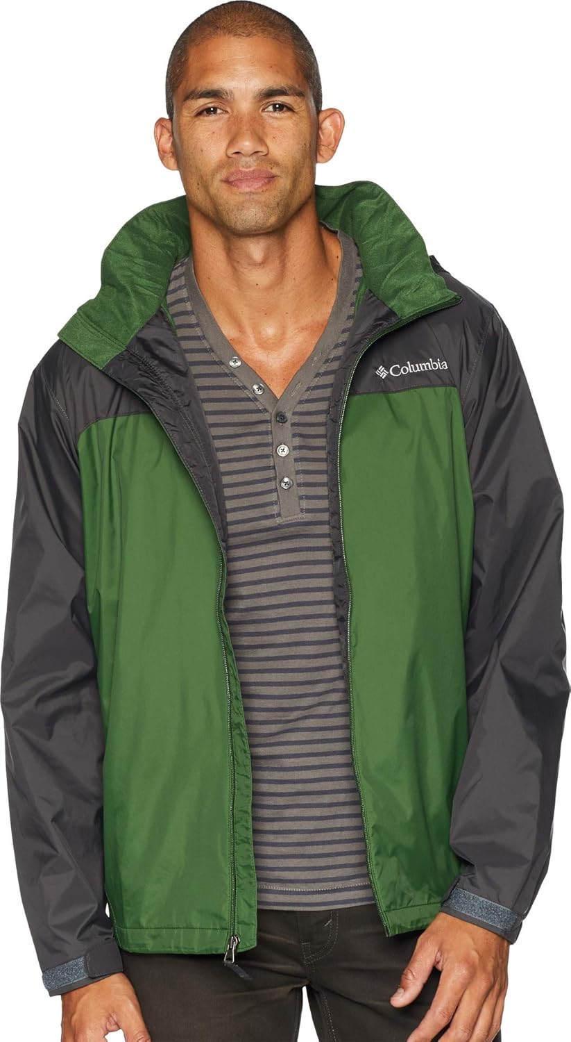 

Мужская куртка-дождевик Columbia Glennaker Lake Lined, водонепроницаемая и дышащая, Woodland, Shark