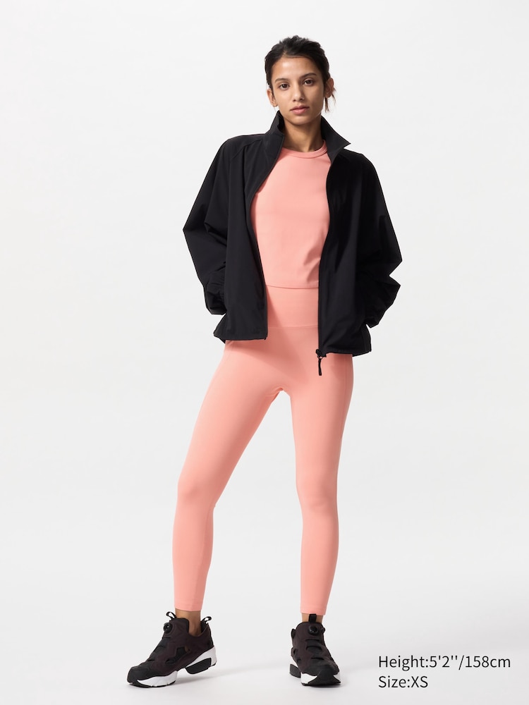 

Мягкие леггинсы airism короткие Uniqlo, цвет 12 розовый