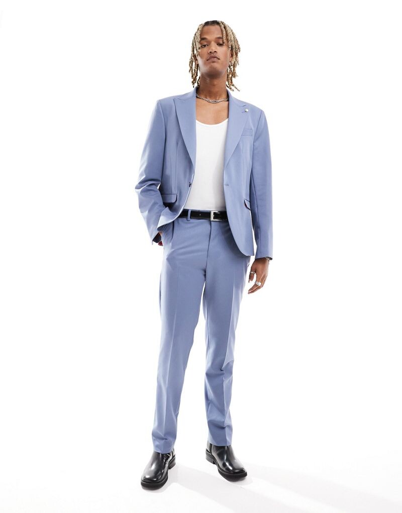 

Синие брюки Twisted Tailor Buscot