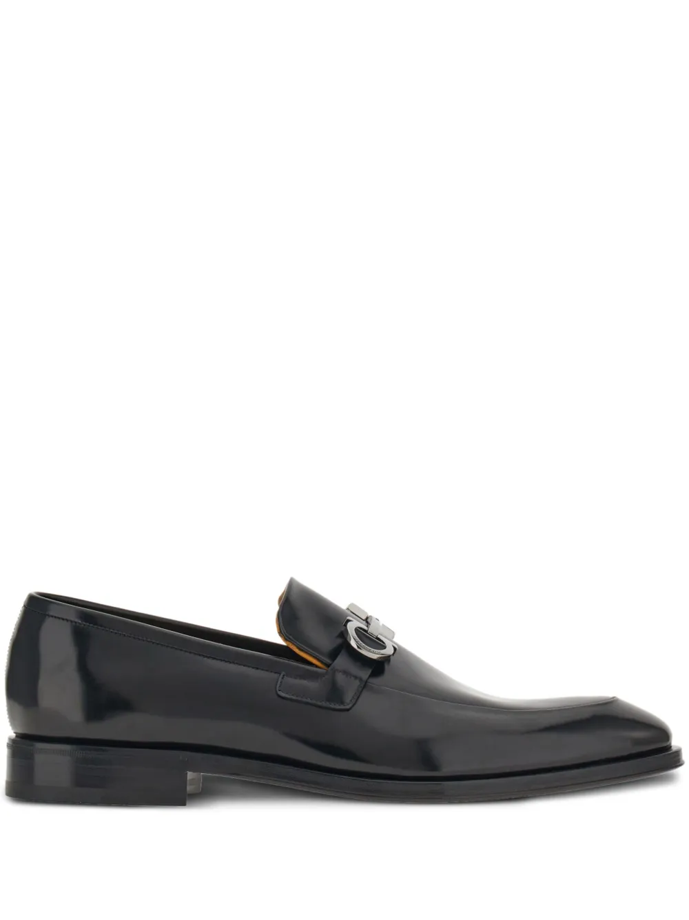 

Лоферы с декором Gancini Ferragamo, черный