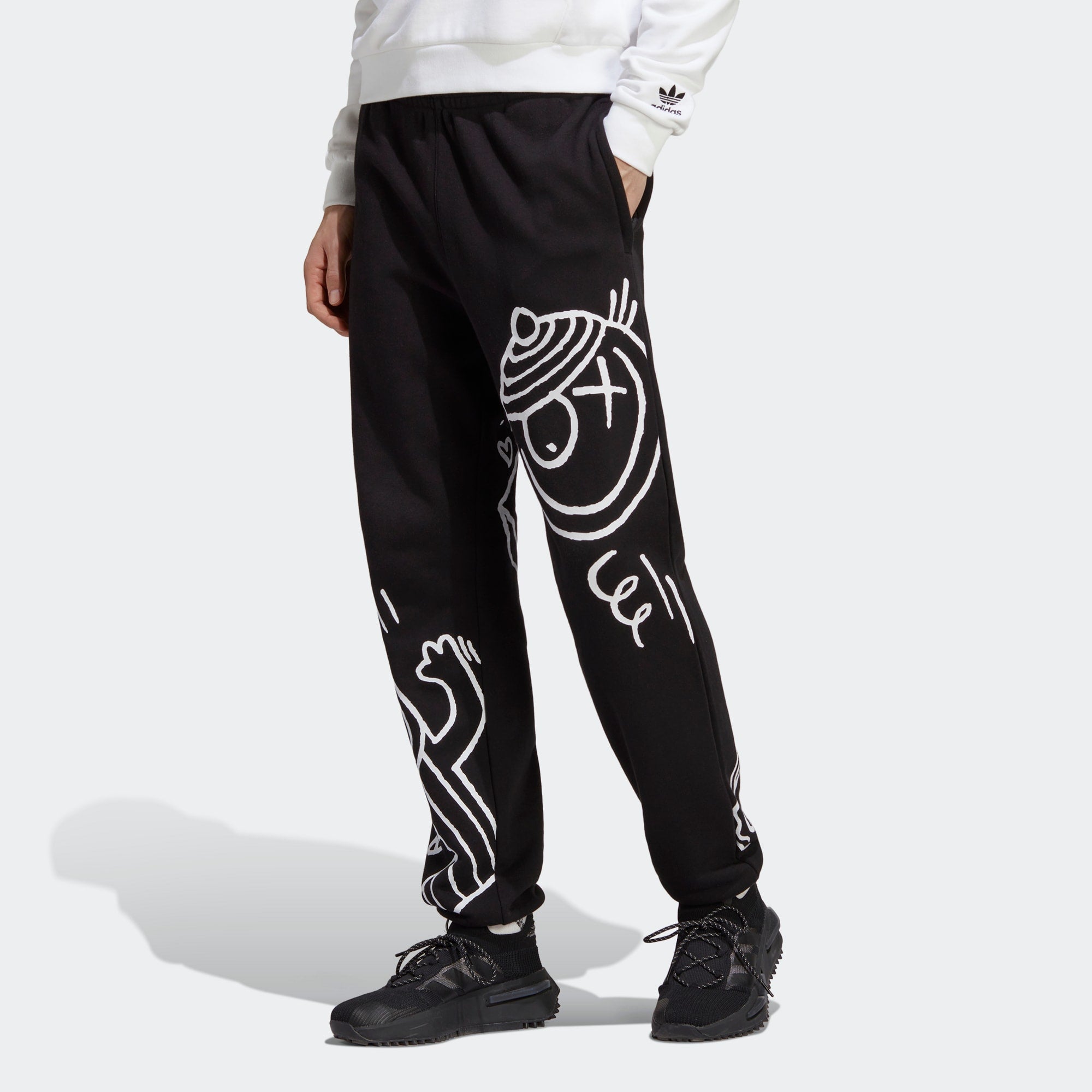 Спортивные брюки adidas originals Pants x Andr Saraiva IA6399, черный — фото 2